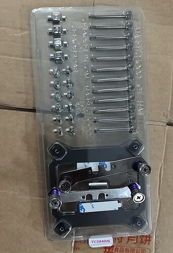 钛钽A080/A090水冷扣具适用于英特尔IntelLG700/LG800/LG600扣具