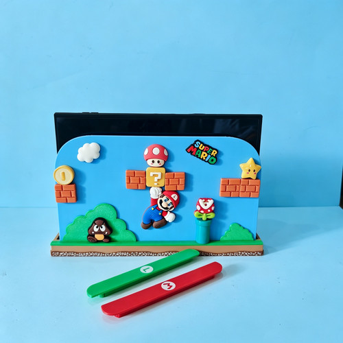 任天堂Switch 2磁吸防尘侧边盖 马里奥卡通装饰防氧化防尘保护条