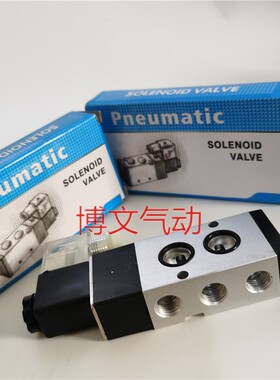板式贴面电磁阀4M310-08 4M310-10 4M31010A 08B二位五通