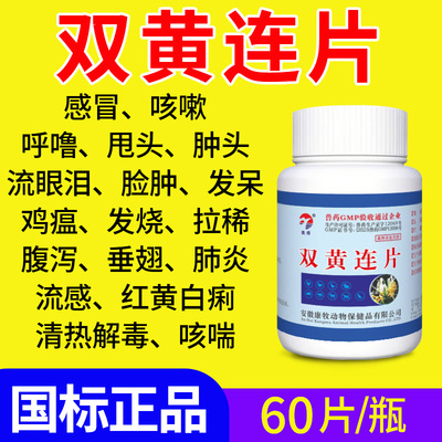 兽药兽用双黄连片治鸡鸭鹅养鸡药