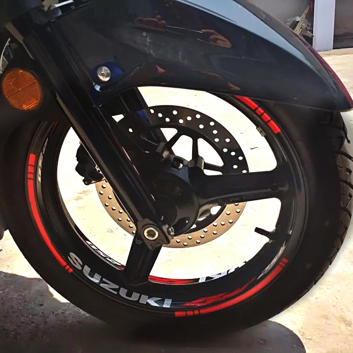GW250A轮框反光贴摩托车改装GW250轮毂贴纸GW250F文字贴