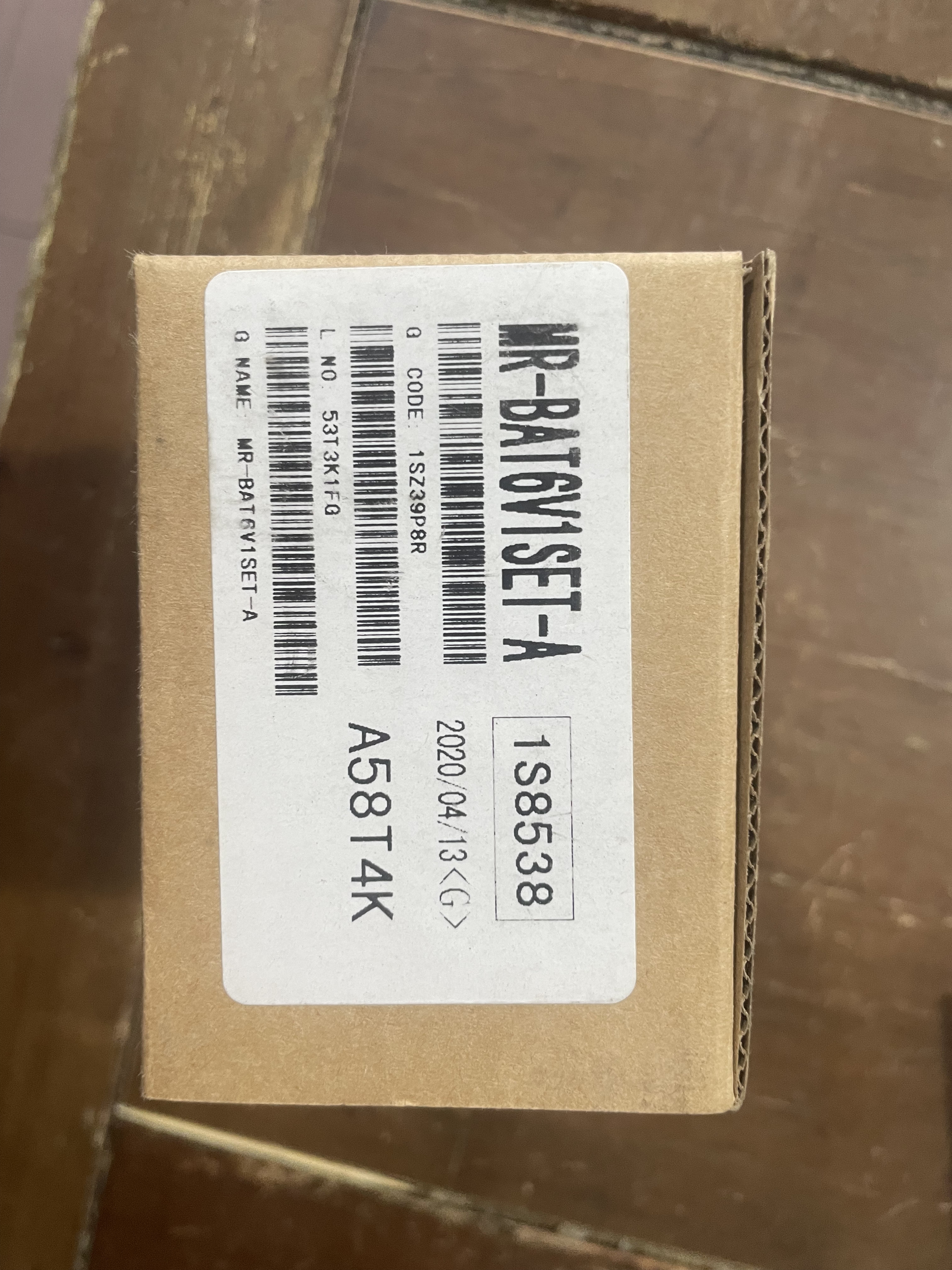 电池MR-BAT6V1SET-A伺服驱动器电池原装