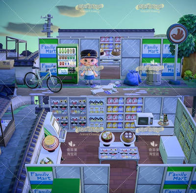 动物森友街角便利店familymart