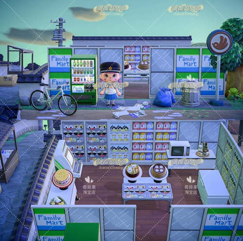 动物森友街角便利店familymart