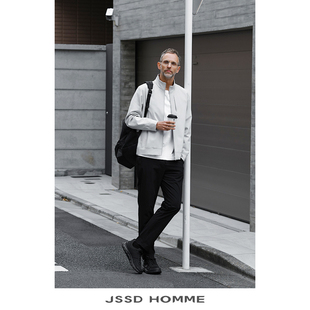 JSSD HOMME 春秋季新品日企料男款立领夹克男商务通勤夹克外套男