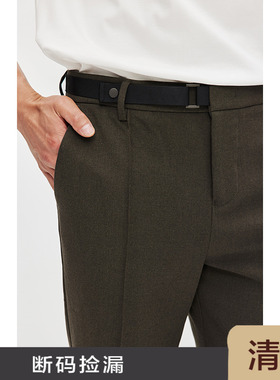 JSSD HOMME 日本面料秋冬中腰休闲裤子男士微弹力商务男款休闲裤