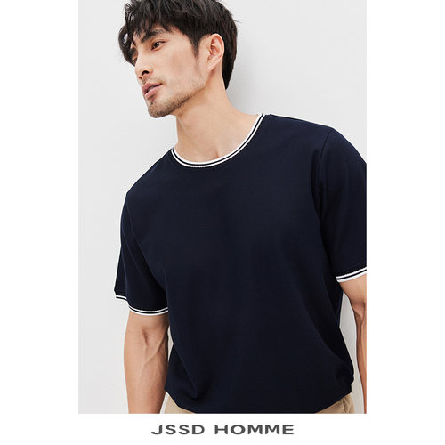 JSSDHOMME美国匹马棉圆领t恤男