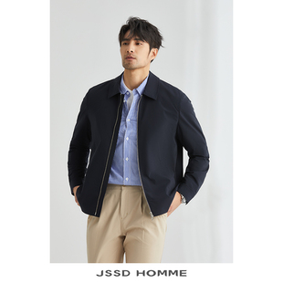 HOMME 外套休闲男士 日企面料春秋季 男款 翻领飞行员夹克 新款 JSSD
