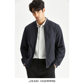 HOMME 日企面料春季 男款 JSSD 夹克纯色立领飞行员夹克男士 外套男