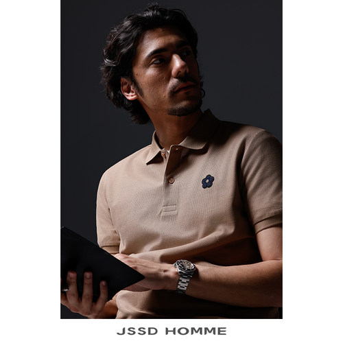 JSSDHOMME匹马棉珠地料POLO衫