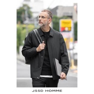 HOMME 翻领夹克男士 春秋季 通勤商务休闲夹克男款 外套男 新款 JSSD