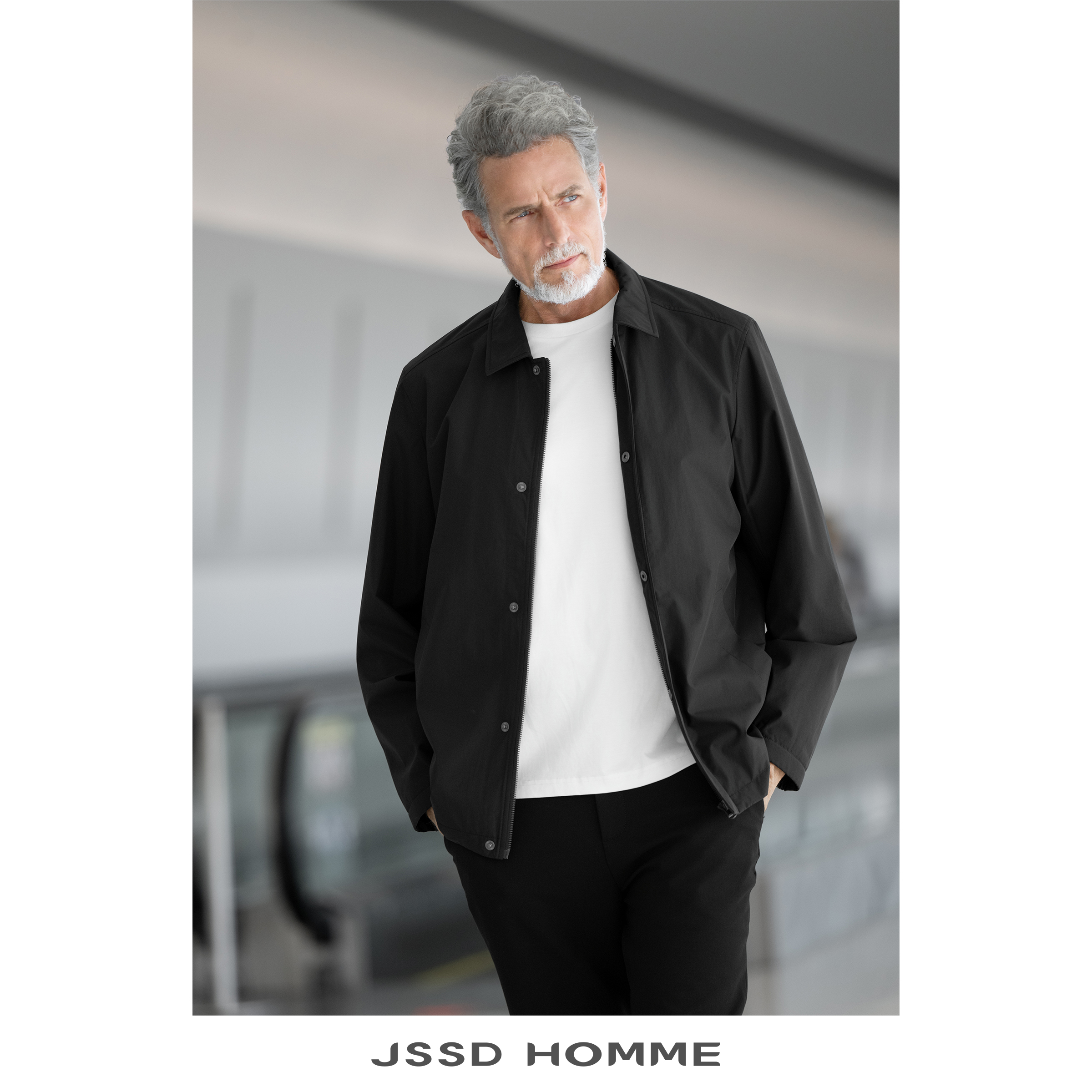 JSSDHOMME防泼水男士翻领夹克