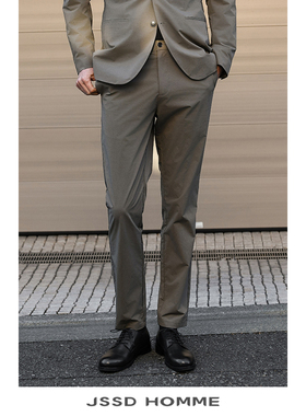 JSSD HOMME 春秋季新款石墨烯男士通勤直筒长裤男微弹休闲裤男款