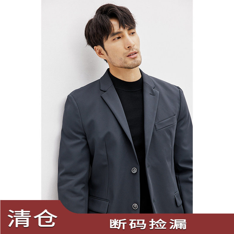 JSSD HOMME 特氟龙三防商务通勤休闲微弹单西男西装西服 JWC031