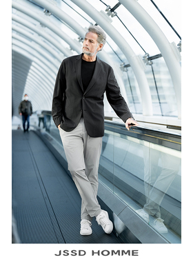 JSSD HOMME 春秋季男士单西装外套速干防透西装男商务休闲西服男