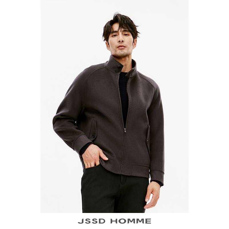 JSSDHOMME立领插肩袖夹克外套