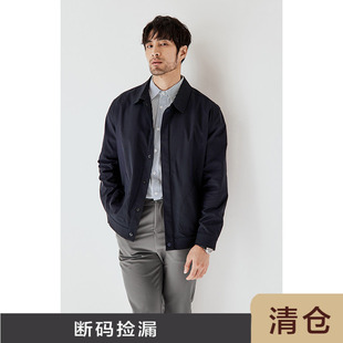 JSSD 日企面料翻领夹克男春秋季 休闲行政外套男士 商务夹克 HOMME