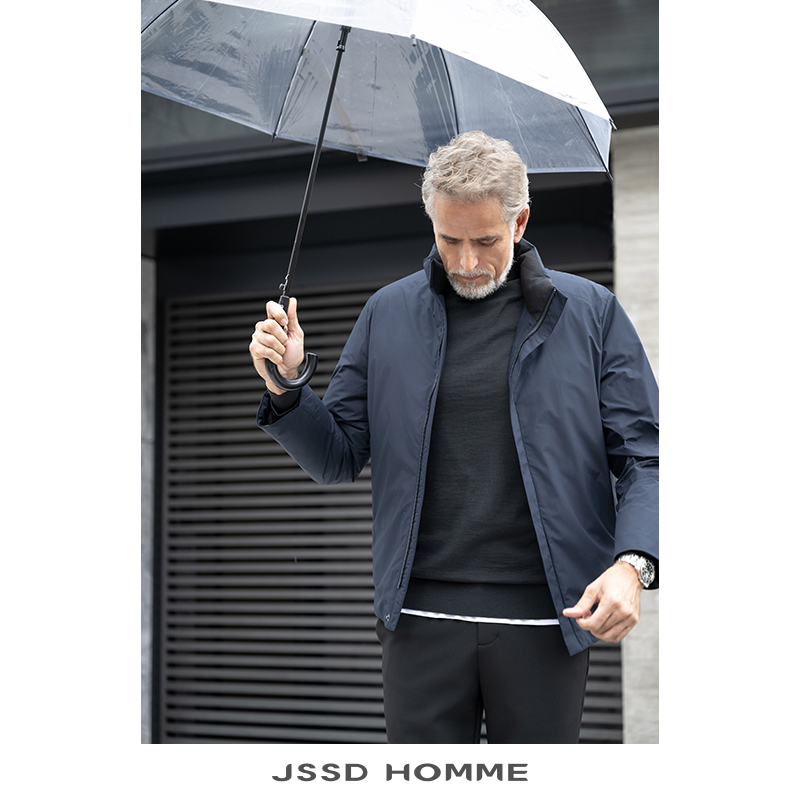 JSSDHOMME拒水鹅绒立领羽绒服