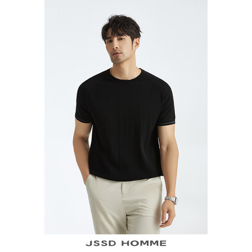 JSSDHOMME日苯伊力特圆领T恤