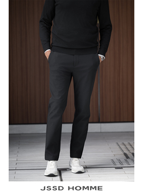 JSSD HOMME 冬季直筒休闲长裤子男士纳米膜加绒保暖休闲裤男款