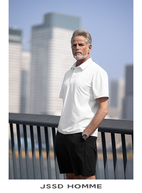JSSD HOMME 男士夏季新款POLO衫翻领短袖T恤男防晒透气休闲短袖男