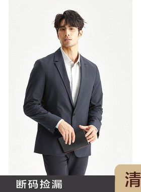 JSSD HOMME 日企面料易打理平驳领商务男士休闲便西西服 JWC201