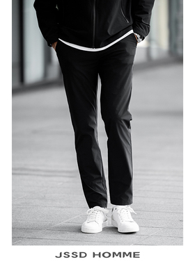 JSSD HOMME 春秋新款男士商务休闲直筒裤男款休闲裤易打理长裤男