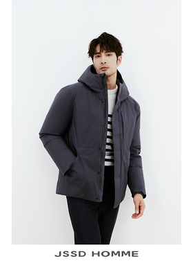 JSSD HOMME 冬季新款日本面料白鹅绒羽绒服外套男士休闲羽绒服男