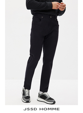 JSSD HOMME 春秋季新疆长绒棉牛仔裤男士中腰商务休闲裤子长裤男