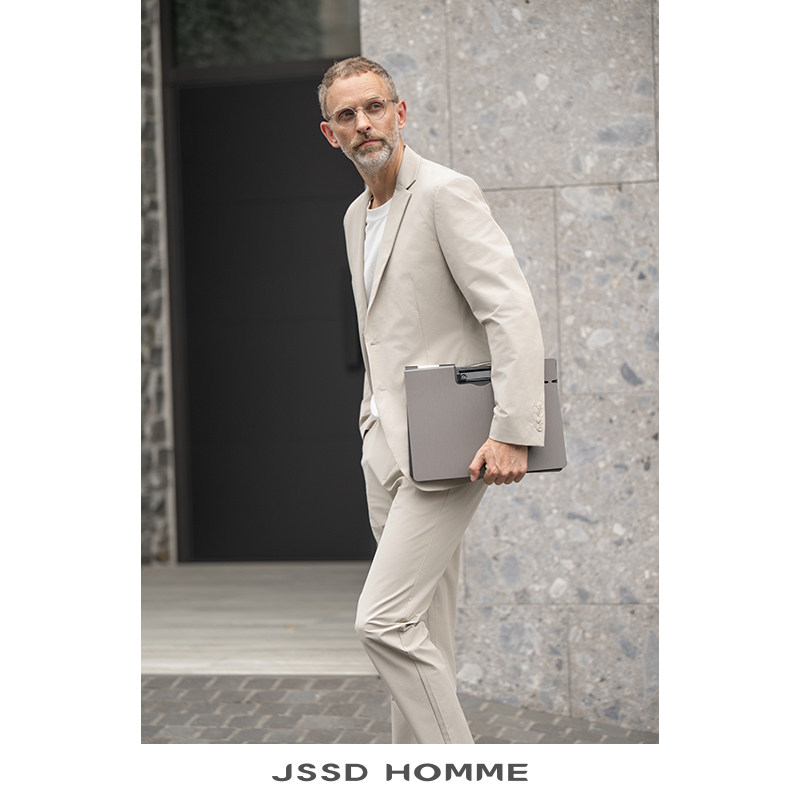 JSSD HOMME 通勤商务西装男休闲单西服男款秋季新款男士外套男