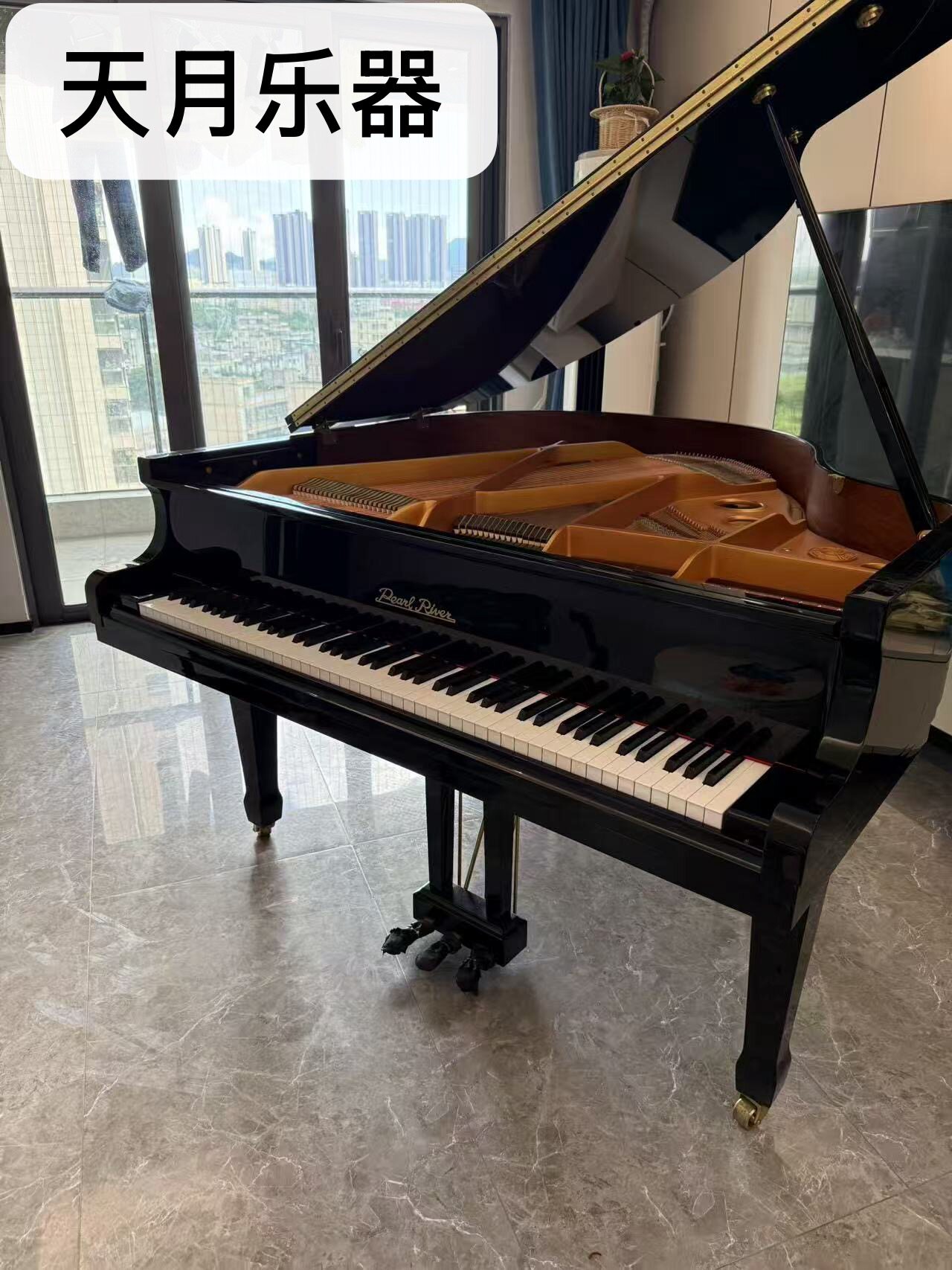 珠江三角钢琴GP-148型号九成新二手钢琴家用商业演奏通用适用钢琴