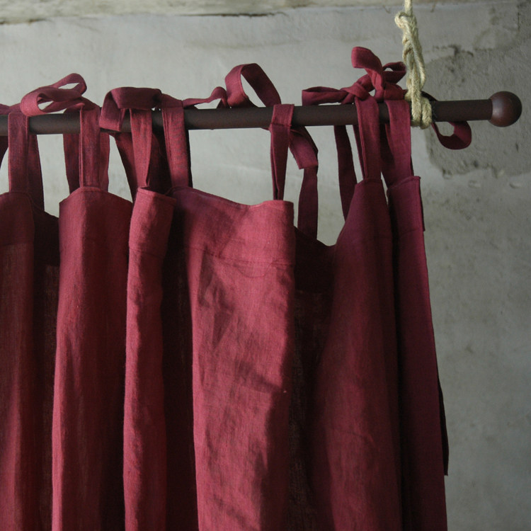 纯天然亚麻 无甲醛没有机油味 适合孕妇和儿童 简约北欧窗帘定制