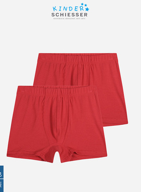 2条装SCHIESSER舒雅童装男童棉莫代尔平角内裤四角裤37/10339T