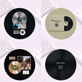 新CD小圆时尚 小号笔记本电脑键盘办公游戏垫小圆小巧便捷鼠标垫