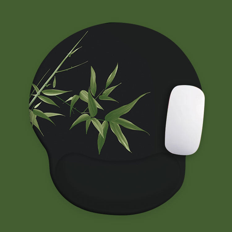 万物生鼠标垫护腕垫护手腕软硅胶游戏垫办公笔记本立体小号键盘垫