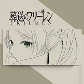 葬送 茉莉莲超大橡胶电脑鼠标垫锁边电脑键盘书桌垫学生游戏桌垫