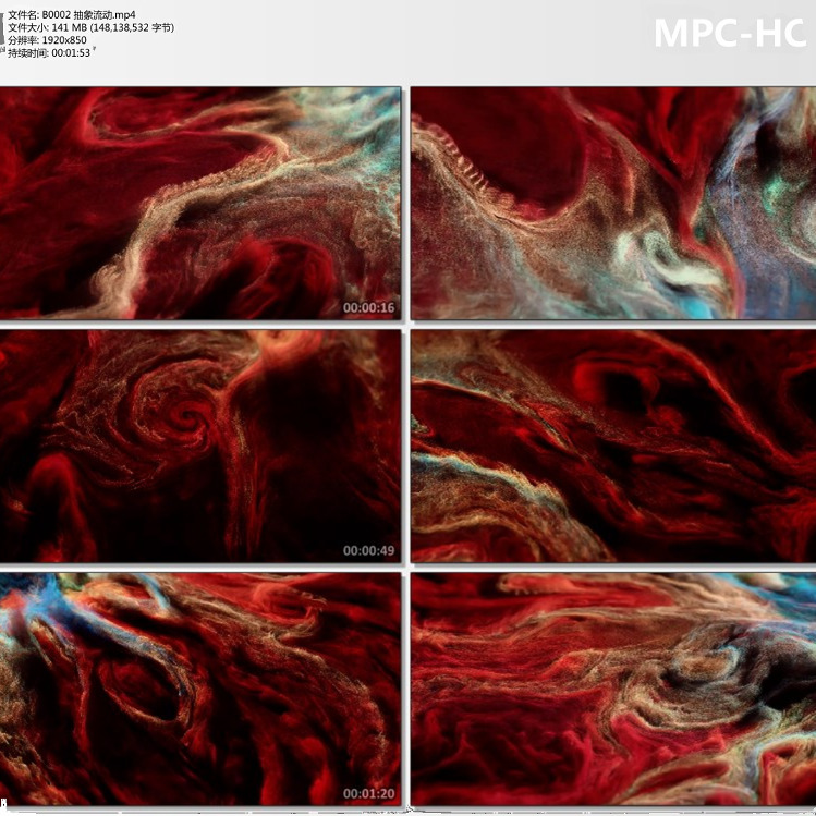 抽象流动 概念 丝滑 流沙 粒子 意境 唯美 视频素材