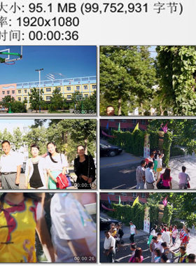 青少年校外活动中心篮球场 家长接孩子放学现代锡伯 实拍视频素材
