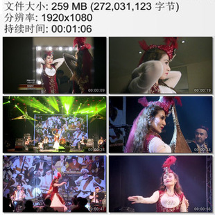 美丽的维吾尔族姑娘表演新疆舞 乌兹别克族舞蹈 高清实拍视频素材