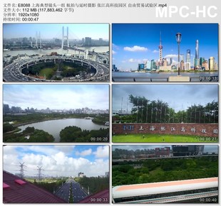 上海典型镜头航拍延时张江高科技园 自由贸易试验区 实拍视频素材