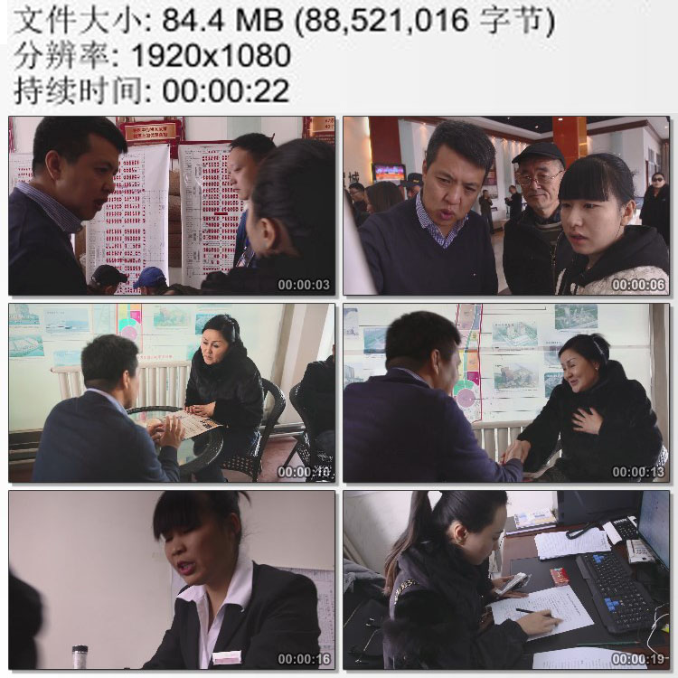 中哈边境义乌商贸城招商 参观考察 签订合同 高清实拍视频素材