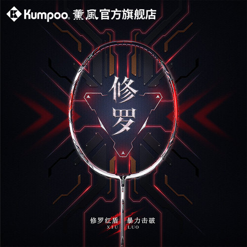 碳素纤维羽毛球拍薰风