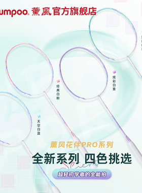 薰风超轻耐打全碳素青年羽毛球拍