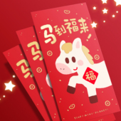 新年红包原创2026马年新款 可爱新春节千元 通用过利是封压岁钱包袋