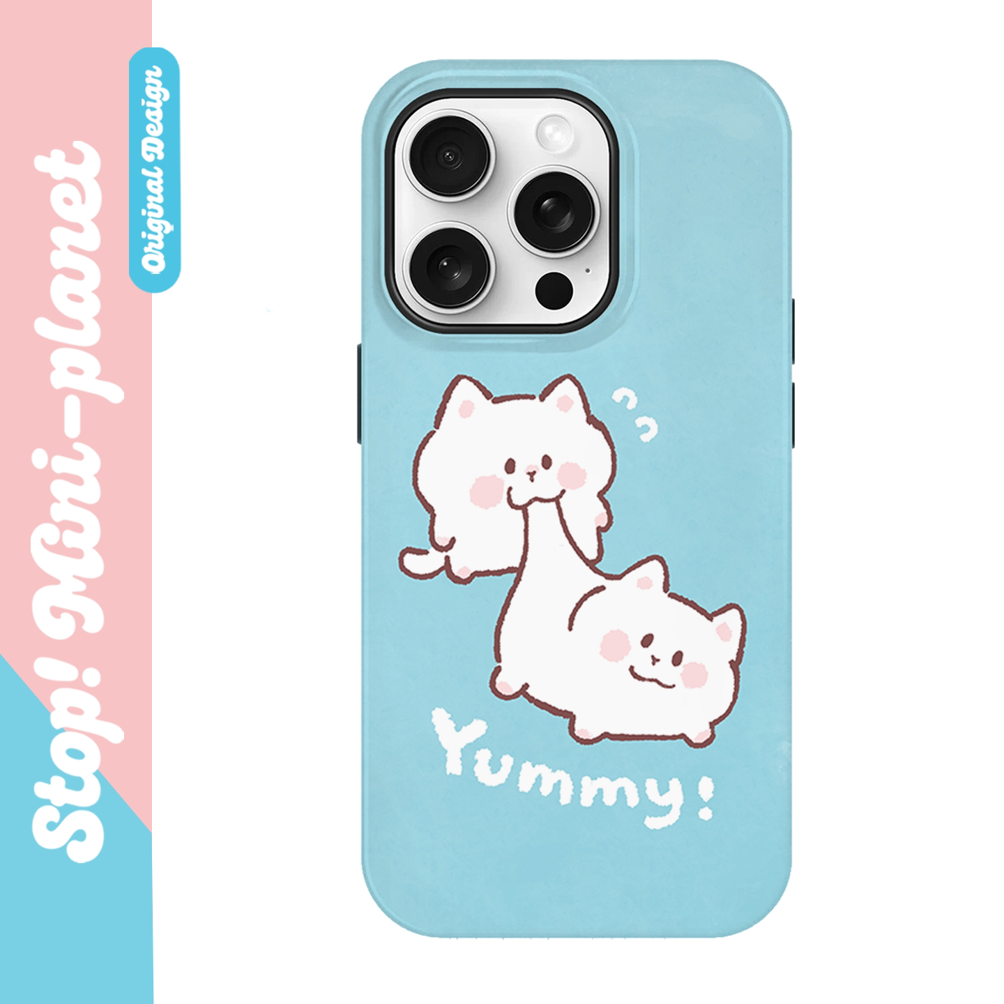 别动小行星美味猫原创iPhone18手机壳17promax14亚克力防摔个性潮可爱适用苹果15xs华为mate60pro小米vivo