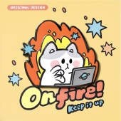 别动小行星 工作猫原创金属胸针徽章pin磁吸男女潮个性 卡通可爱