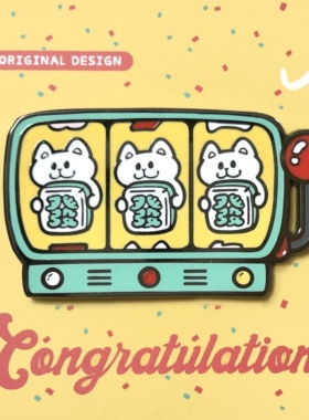 别动小行星|发发发猫原创金属胸针徽章pin磁吸男女潮个性卡通可爱