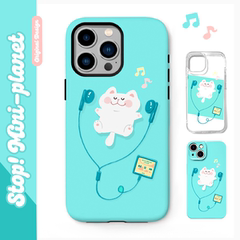 别动小行星mp3猫原创iPhone16手机壳13promax14亚克力防摔个性潮可爱适用苹果15xs华为mate60pro小米vivo