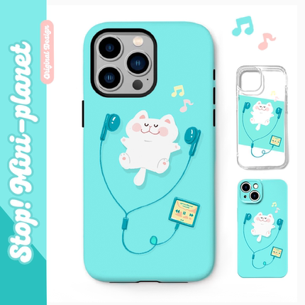 别动小行星mp3猫原创iPhone16手机壳13promax14亚克力防摔个性潮可爱适用苹果15xs华为mate60pro小米vivo