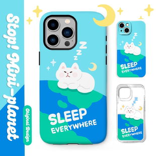 别动小行星|趴地球猫原创iPhone16手机壳13promax14亚克力防摔个性潮可爱适用苹果15xs华为mate60pro小米vivo